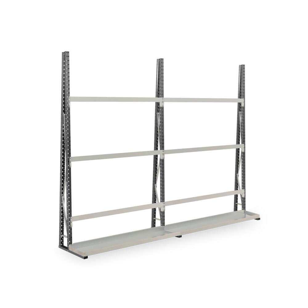 Illustration du produit: ManOrga Rayonnage vertical, bilatéral, TA, H x l x P 2 500 x 1 800 x 680 mm