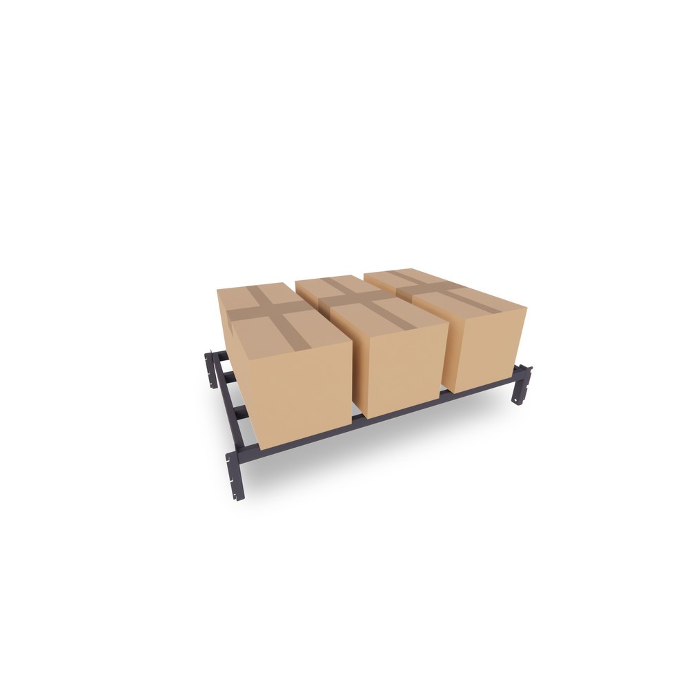 N° de l'image du produit 2 : ManOrga Tablette pour rayonnage à tablettes, avec tablettes en tube d'acier, CT 500 kg, lxP 1 010 X 500 mm