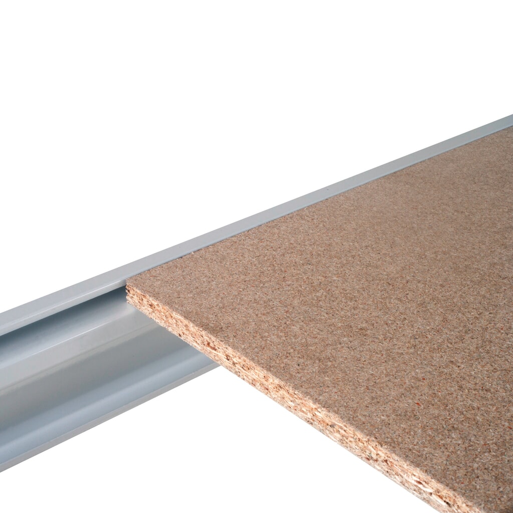 ManOrga Tablette pour rayonnage grande portée, avec panneaux agglomérés, lxP 1 800 x 600 mm Illustration du produit: ManOrga Tablette pour rayonnage grande portée, avec panneaux agglomérés, lxP 1 800 x 600 mm
