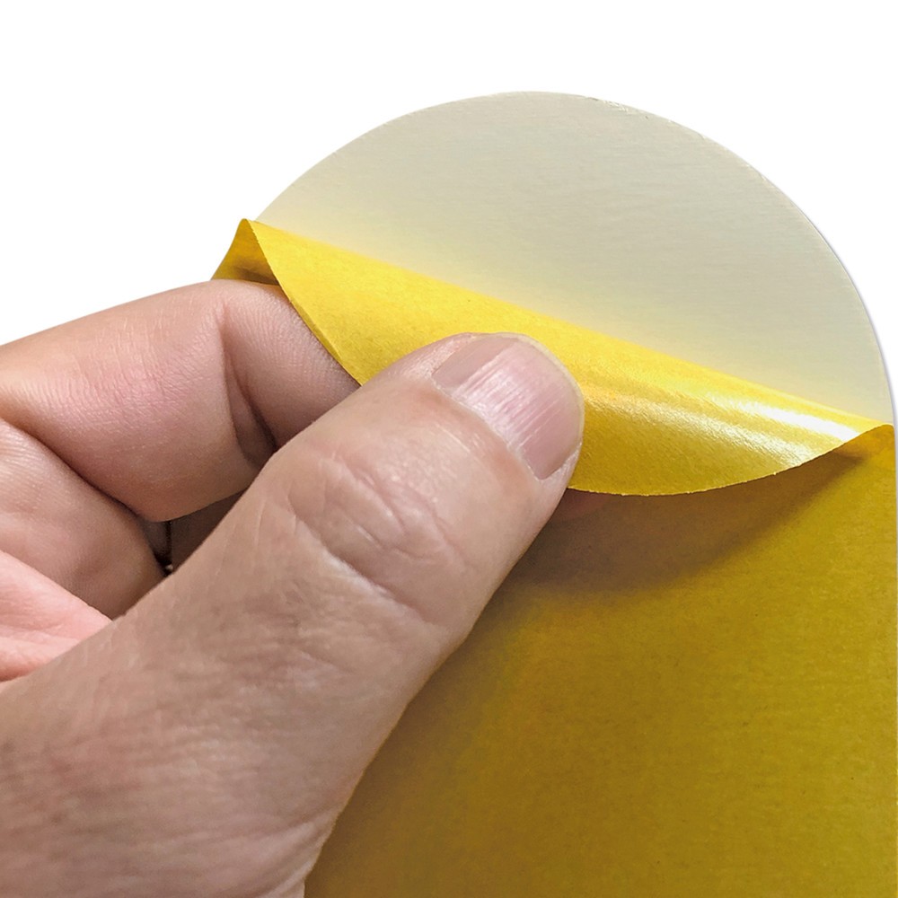 N° de l'image du produit 2 : Marquages au sol, ovales, L x l 190 x 90 mm, jaunes