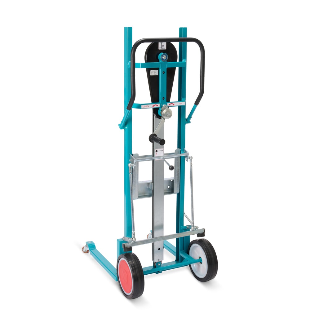 N° de l'image du produit 5 : Chariot de levage Ameise®, avec bras de fourche, capacité de charge 250 kg, bandage plein