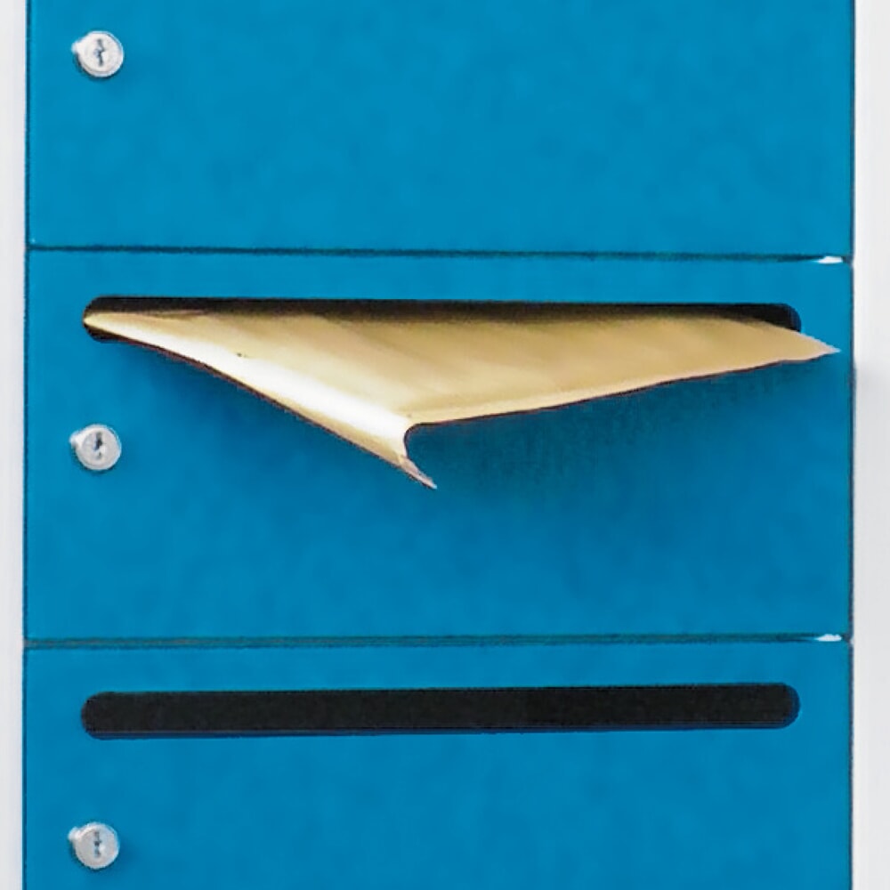 N° de l'image du produit 2 : Meuble de tri du courrier PAVOY, 2 x 10 compartiments, H x l x P 1 850 x 830 x 500 mm, gris clair, gris clair