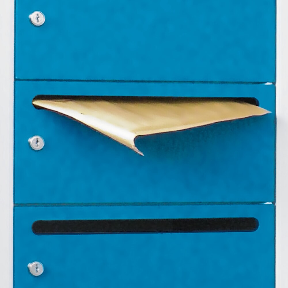 N° de l'image du produit 2 : Meuble de tri du courrier PAVOY, 3 x 10 compartiments, H x l x P 1 850 x 930 x 500 mm, gris clair, gris clair