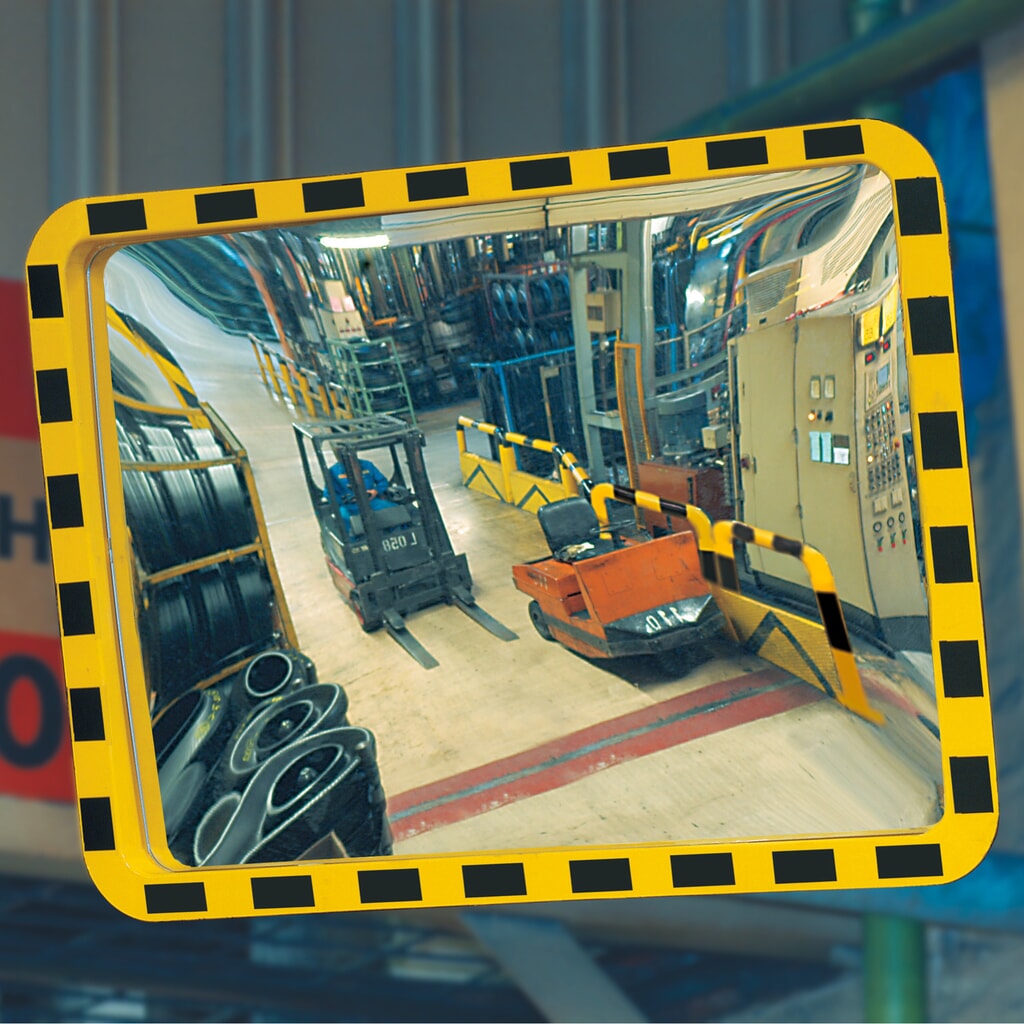 Miroir industriel EUCRYL, H x l 600 x 800 mm Illustration du produit: Miroir industriel EUCRYL, H x l 600 x 800 mm