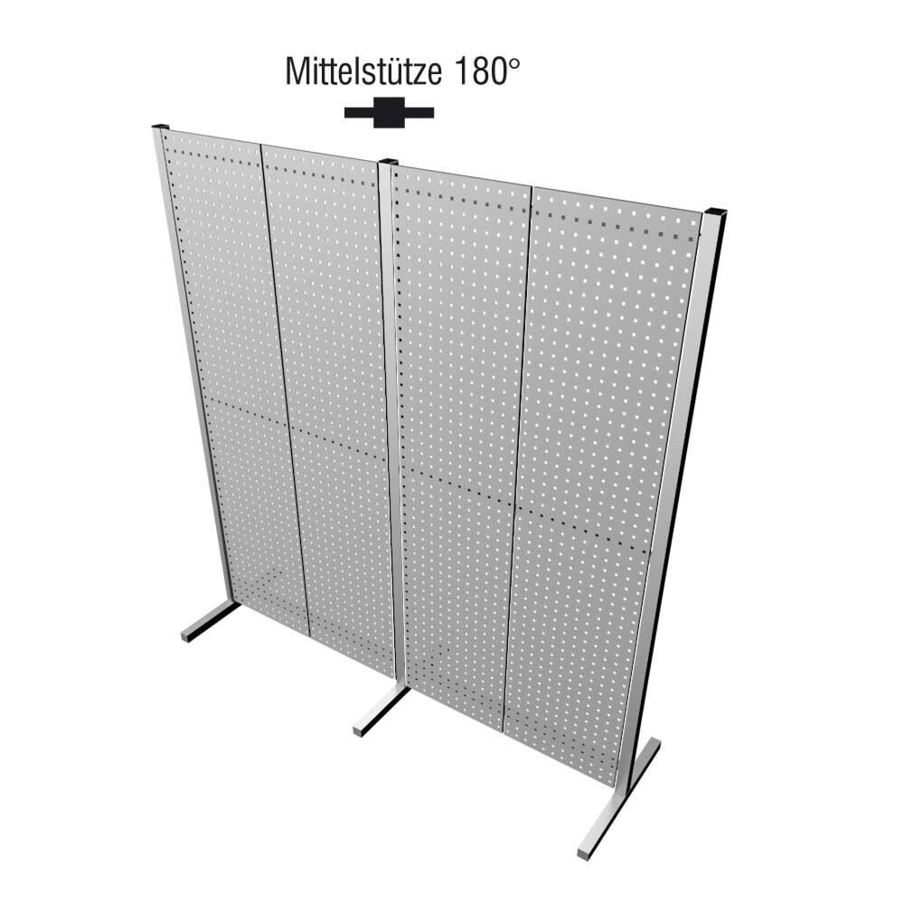 Illustration du produit: Montant central 180° pour panneaux perforés/à fentes