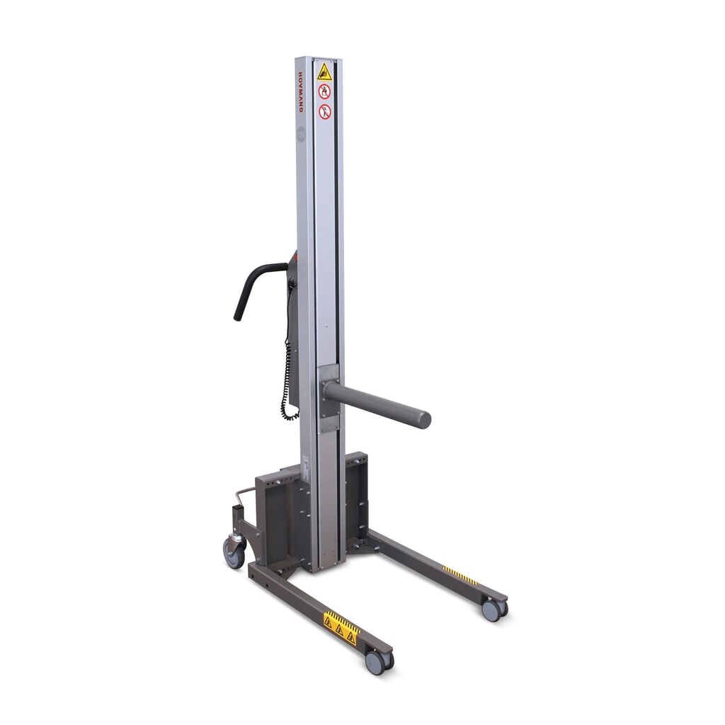 Monte-charge HOVMAND avec broche, zone de levage 130-1 340 mm, capacité de charge 80 kg Illustration du produit: Monte-charge HOVMAND avec broche, zone de levage 130-1 340 mm, capacité de charge 80 kg