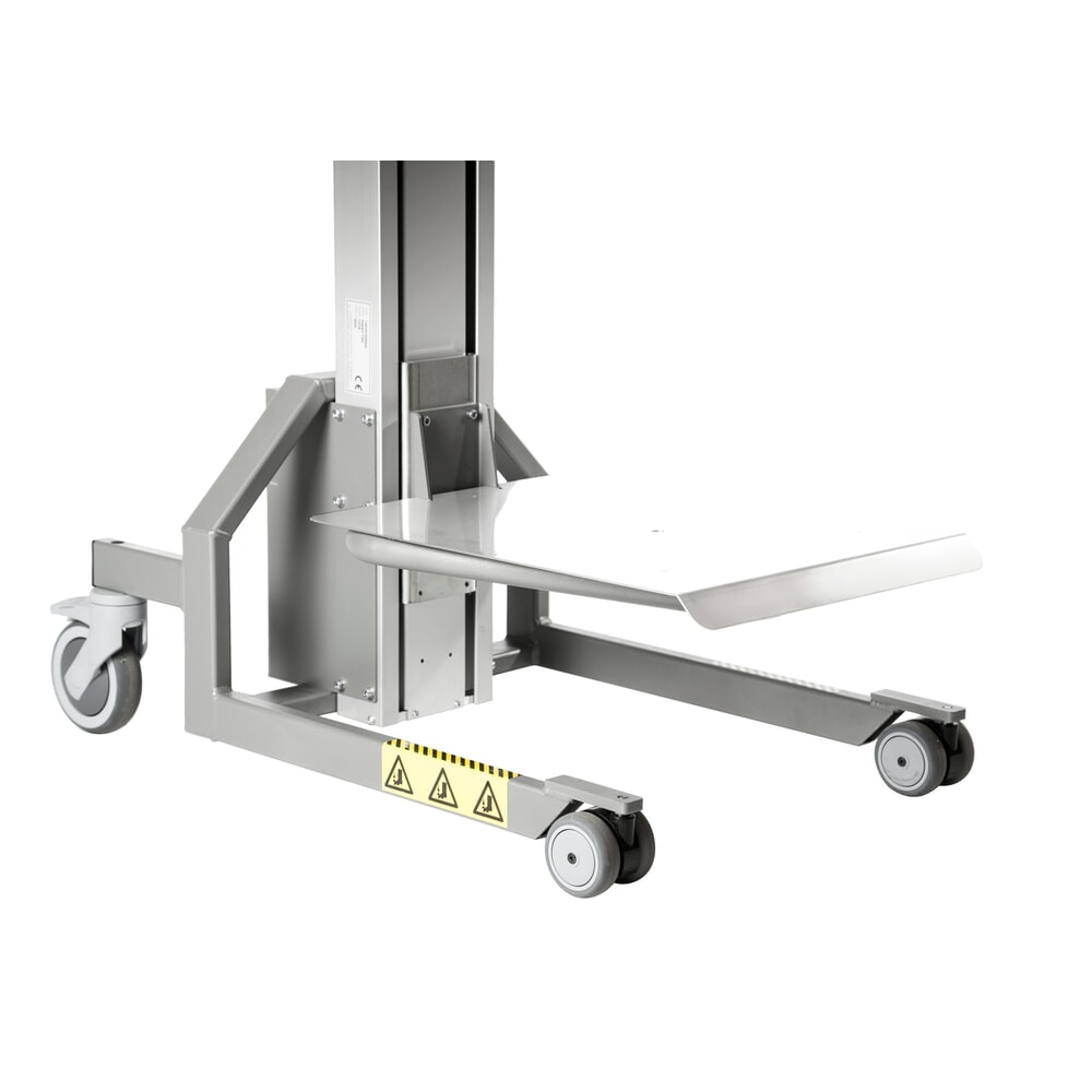 N° de l'image du produit 4 : Monte-charge HOVMAND avec plate-forme en acier inoxydable, zone de levage 100-1 700 mm, capacité de charge 130 kg