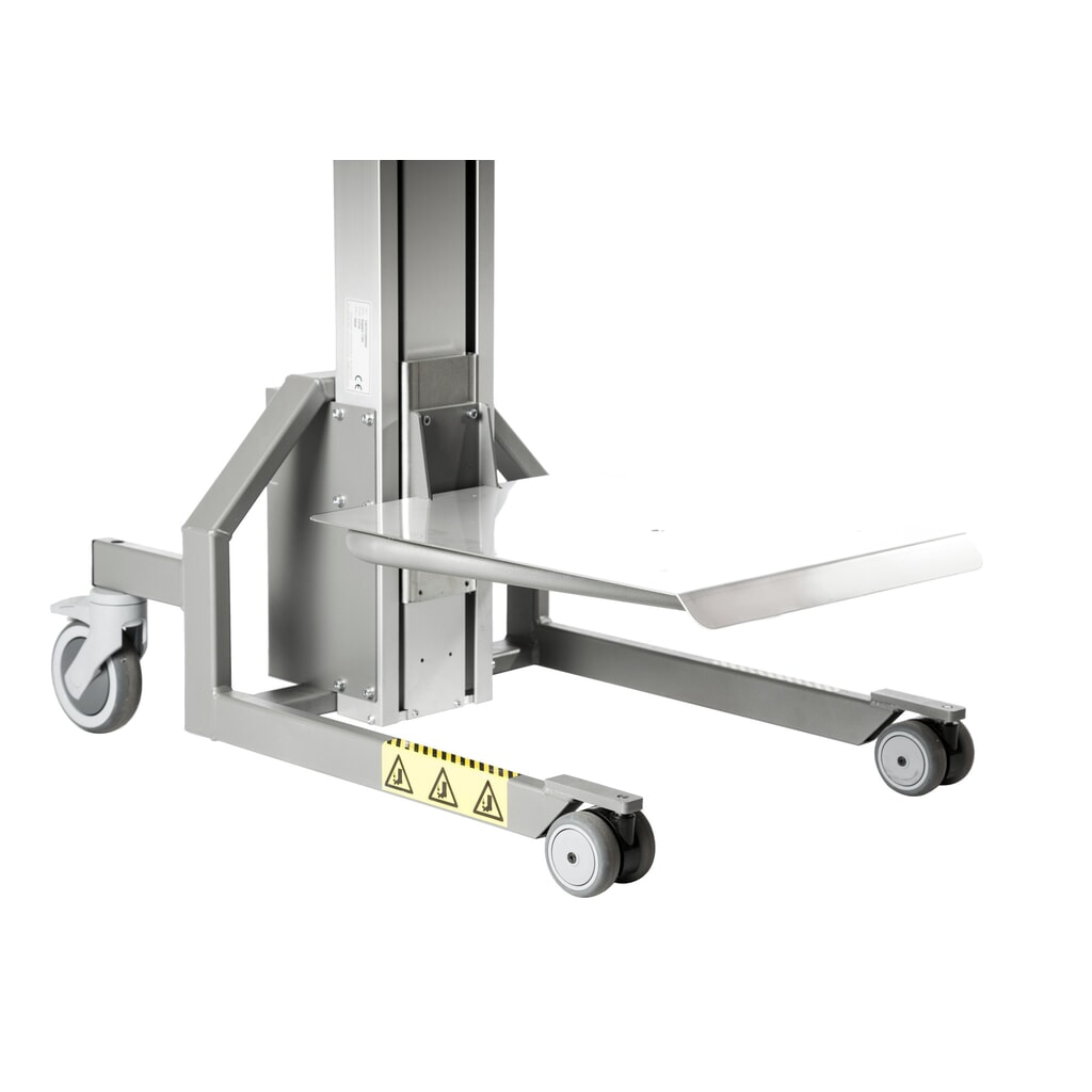 N° de l'image du produit 4 : Monte-charge HOVMAND avec plate-forme en acier inoxydable, zone de levage 100-1 310 mm, capacité de charge 80 kg