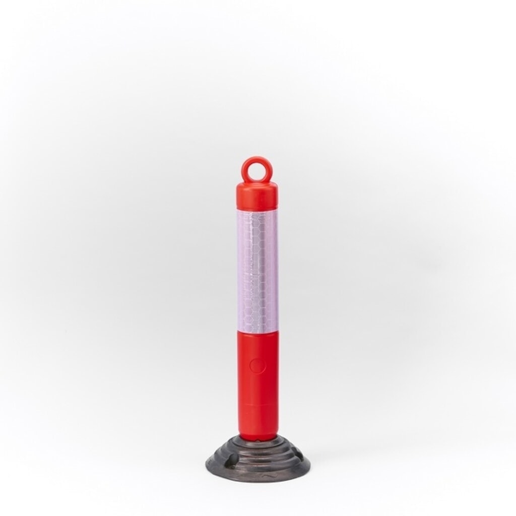 N° de l'image du produit 1 : MOTTEZ Poteau de signalisation sur base flexible, hauteur 920 mm