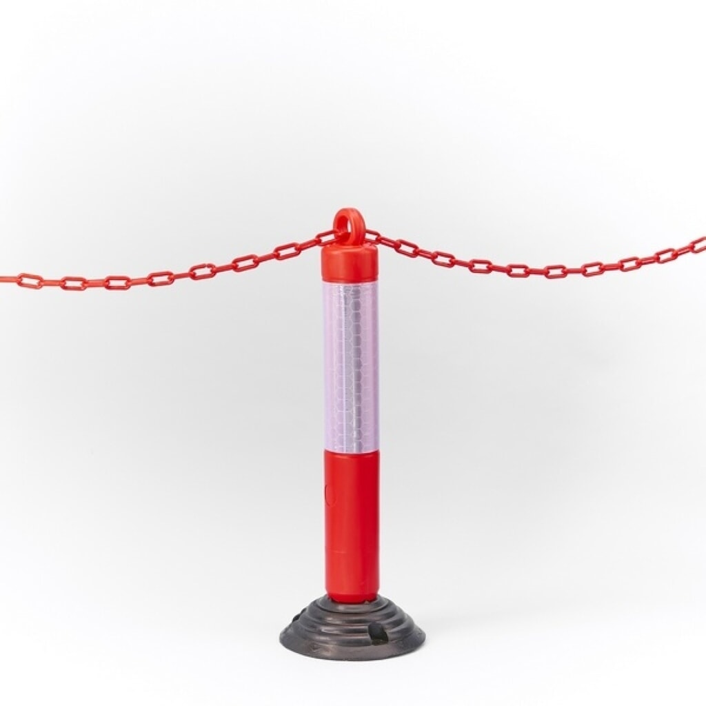 MOTTEZ Poteau de signalisation sur base flexible, hauteur 920 mm N° de l'image du produit 2 : MOTTEZ Poteau de signalisation sur base flexible, hauteur 920 mm