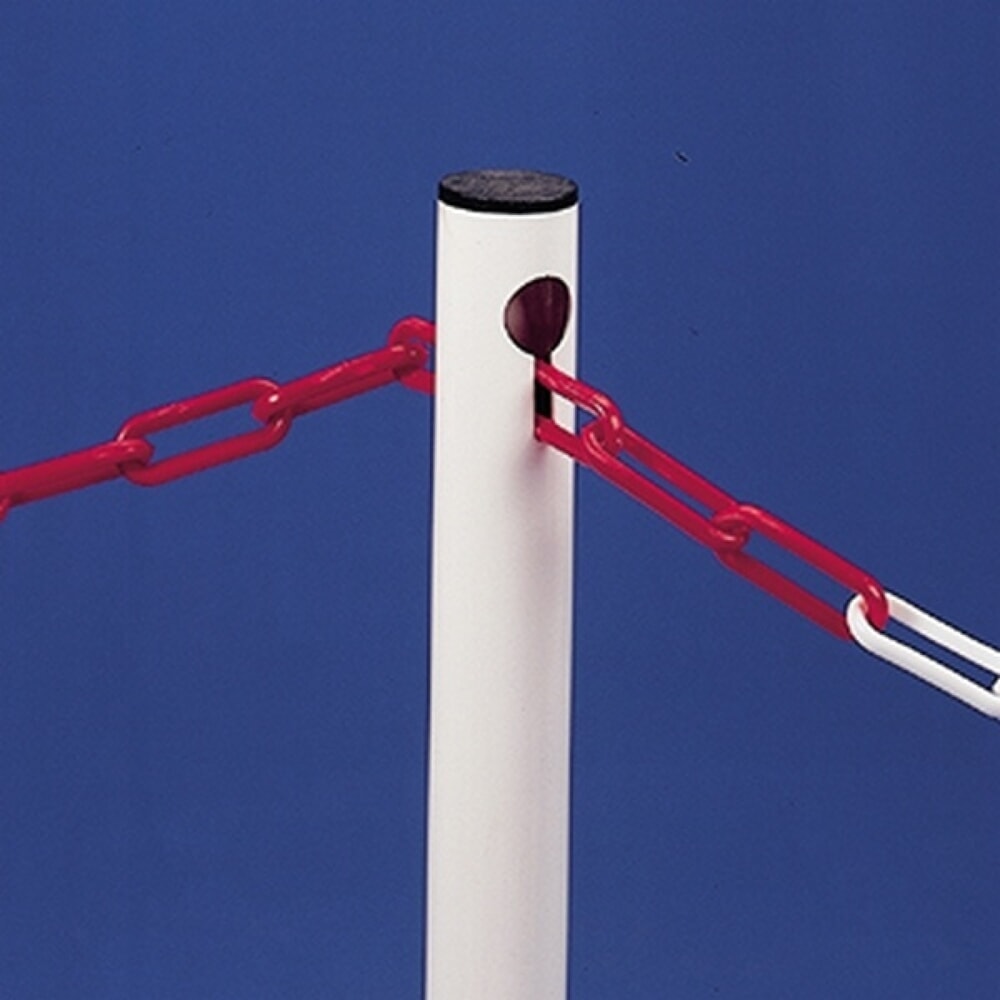 N° de l'image du produit 2 : MOTTEZ Potelet métallique, hauteur 1 000 mm, blanc