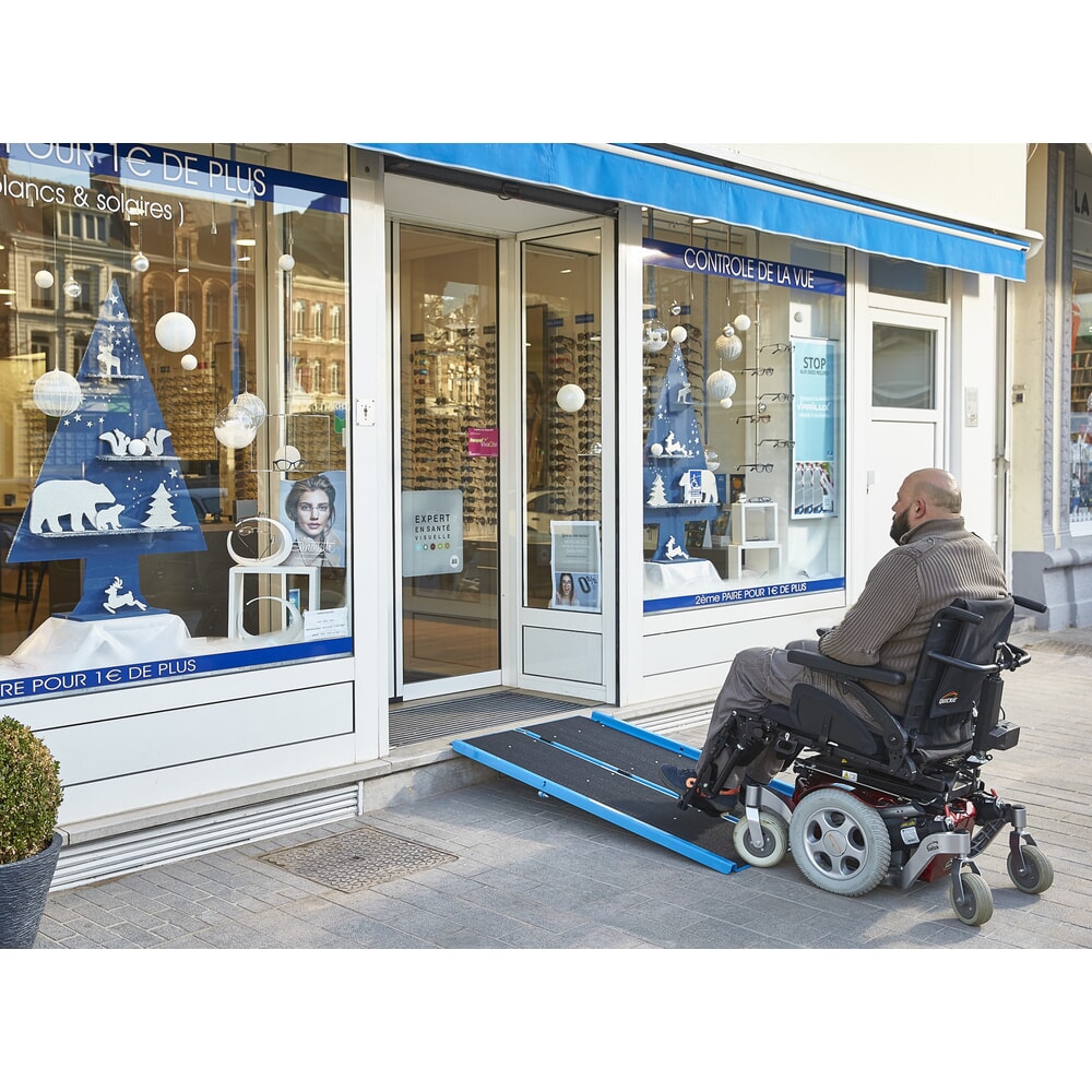 N° de l'image du produit 9 : MOTTEZ Rampe d'accès pliable en aluminium, longueur 1 060 mm