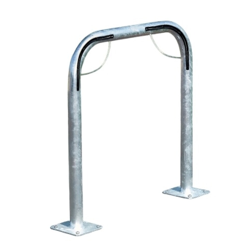 N° de l'image du produit 1 : MOTTEZ Râtelier à vélos avec arceaux et plaque