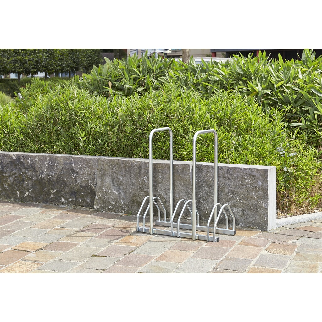 Illustration du produit: MOTTEZ Râtelier à vélos pour 3 vélos avec 2 arceaux