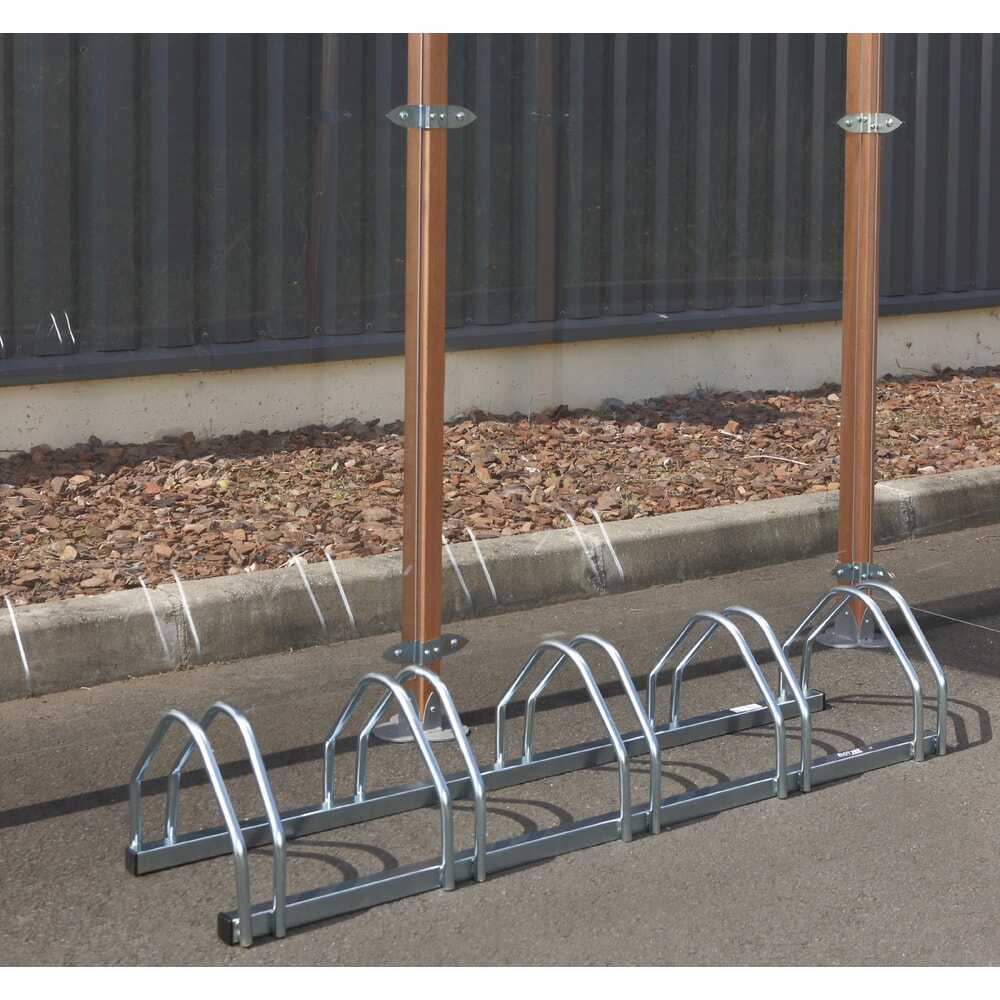 N° de l'image du produit 4 : MOTTEZ Râtelier à vélos pour 5 vélos face à face