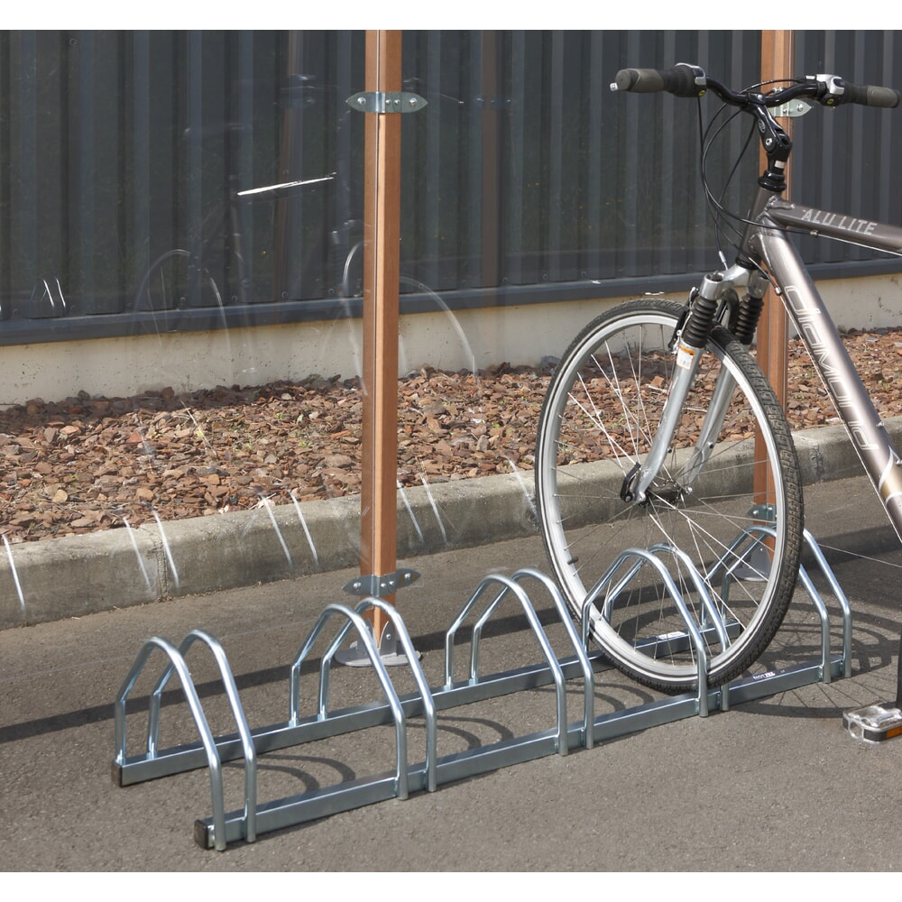 N° de l'image du produit 6 : MOTTEZ Râtelier à vélos pour 5 vélos face à face
