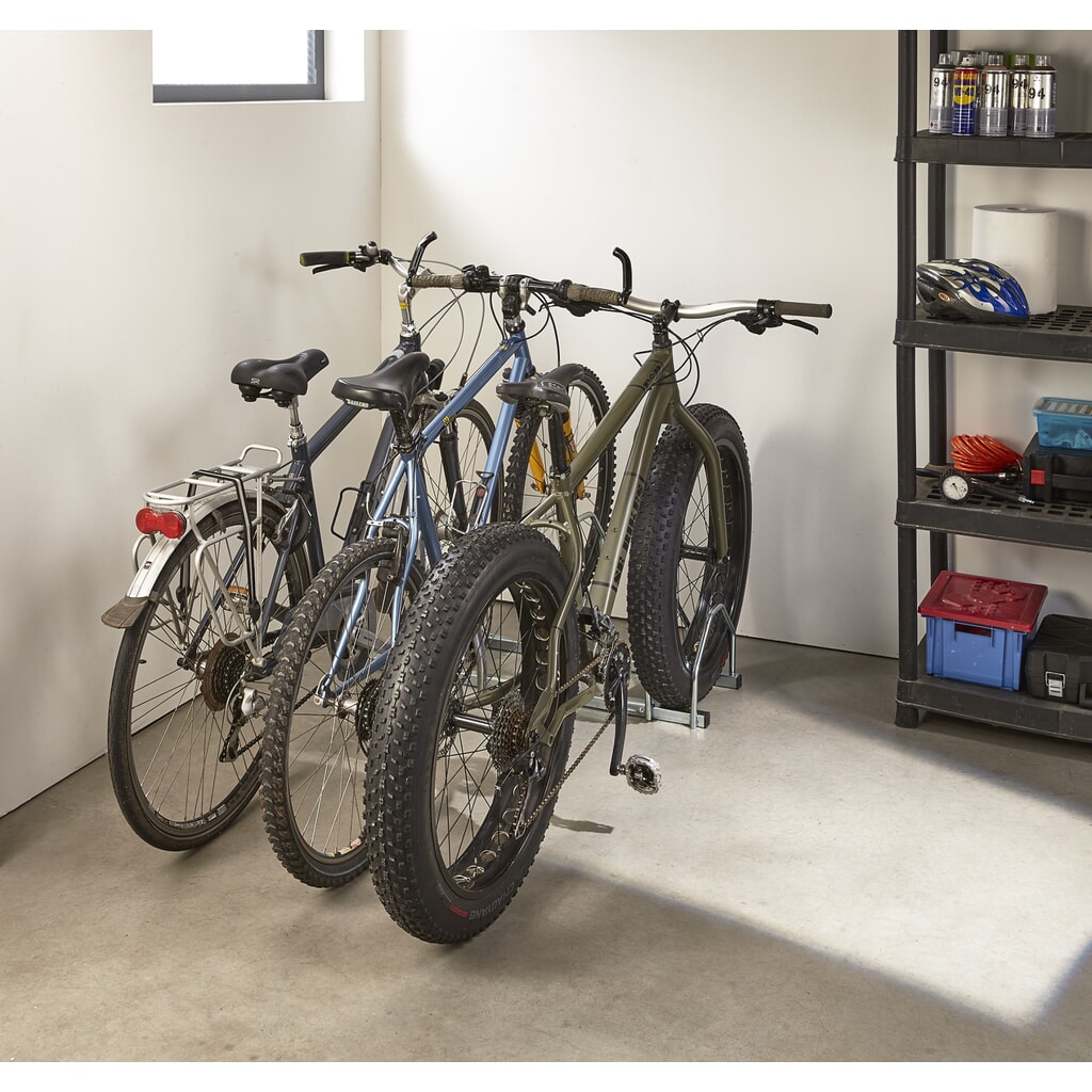 N° de l'image du produit 7 : MOTTEZ Râtelier à vélos pour 3 vélos sur 2 niveaux FAT BIKE