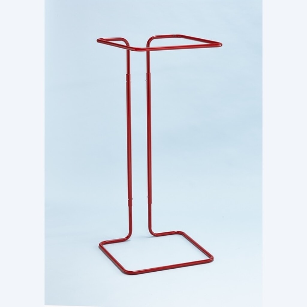 Illustration du produit: MOTTEZ Support pour sacs poubelle 400 litres sans roulettes, rouge