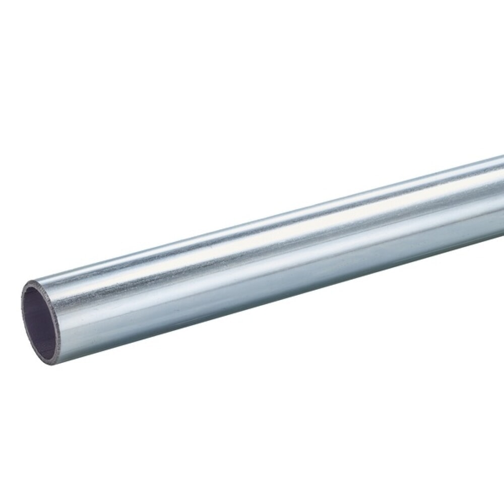N° de l'image du produit 1 : MOTTEZ Tube, longueur 200 cm pour connecteurs Ø 27 mm, galvanisé