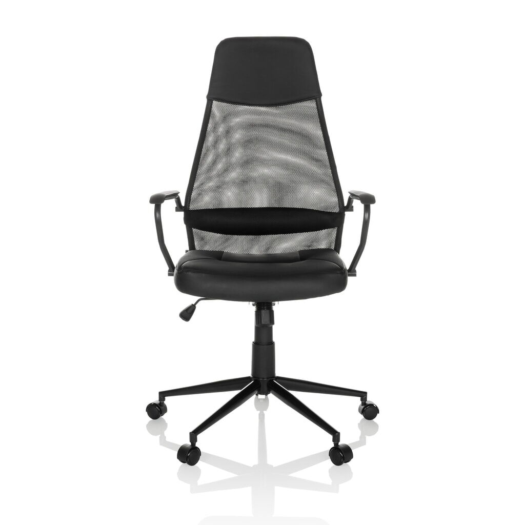 Illustration du produit: Fauteuil de direction MyBuero MARCOZ, mécanisme de bascule, capacité de charge 120 kg, noir