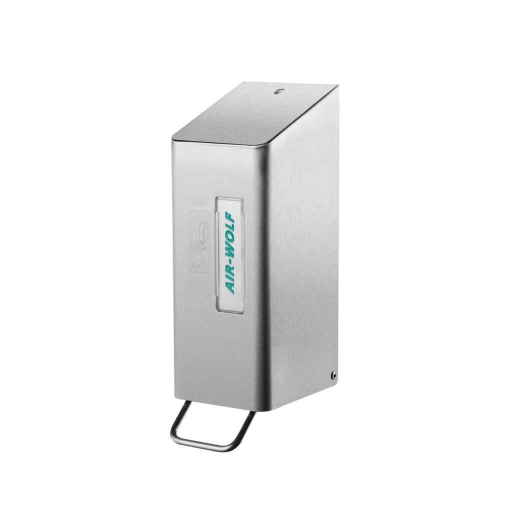 Nettoyant pour siège WC Air-Wolf pour 600 ml de désinfectant de surface Acier inoxydable revêtu par poudrage transparent Illustration du produit: Nettoyant pour siège WC Air-Wolf pour 600 ml de désinfectant de surface Acier inoxydable revêtu par poudrage transparent
