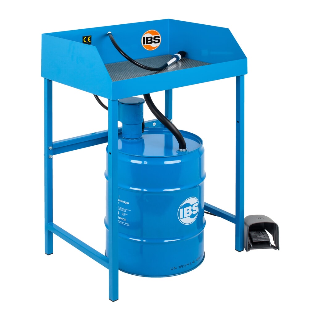Bac de nettoyage pour petites pièces IBS pour fûts de 50 l, tôle d’acier Illustration du produit: Bac de nettoyage pour petites pièces IBS pour fûts de 50 l, tôle d’acier