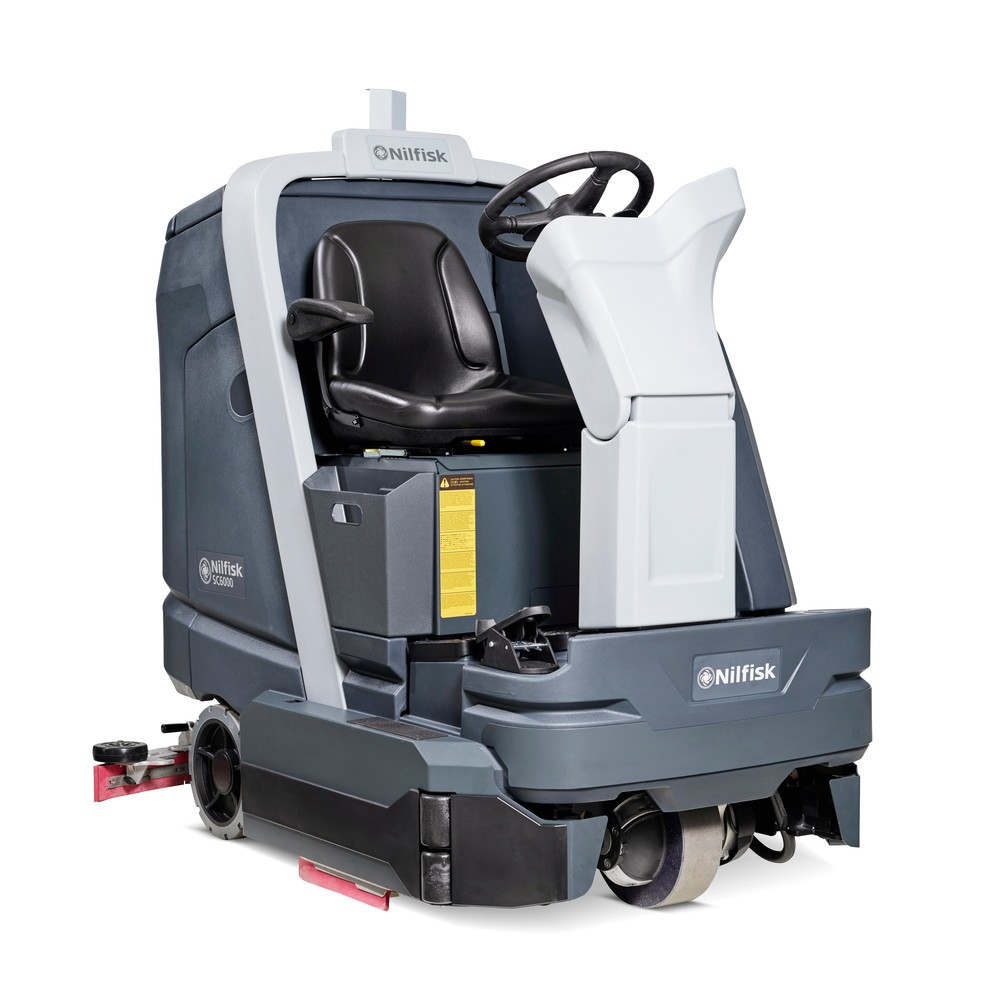 N° de l'image du produit 4 : Autolaveuse autoportée SC6000 860D Nilfisk®, largeur de travail 863 mm
