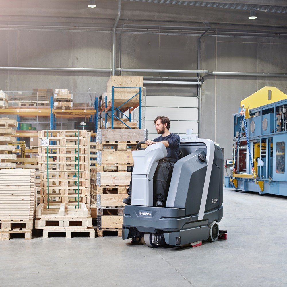N° de l'image du produit 8 : Autolaveuse autoportée SC6000 860D Nilfisk®, largeur de travail 863 mm