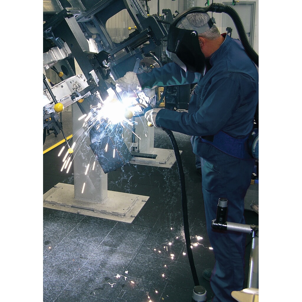 N° de l'image du produit 3 : Tapis anti-fatigue NoTrax Cushion Ease Solid™ en Nitrile FR, l x L 910 x 910 mm, noir