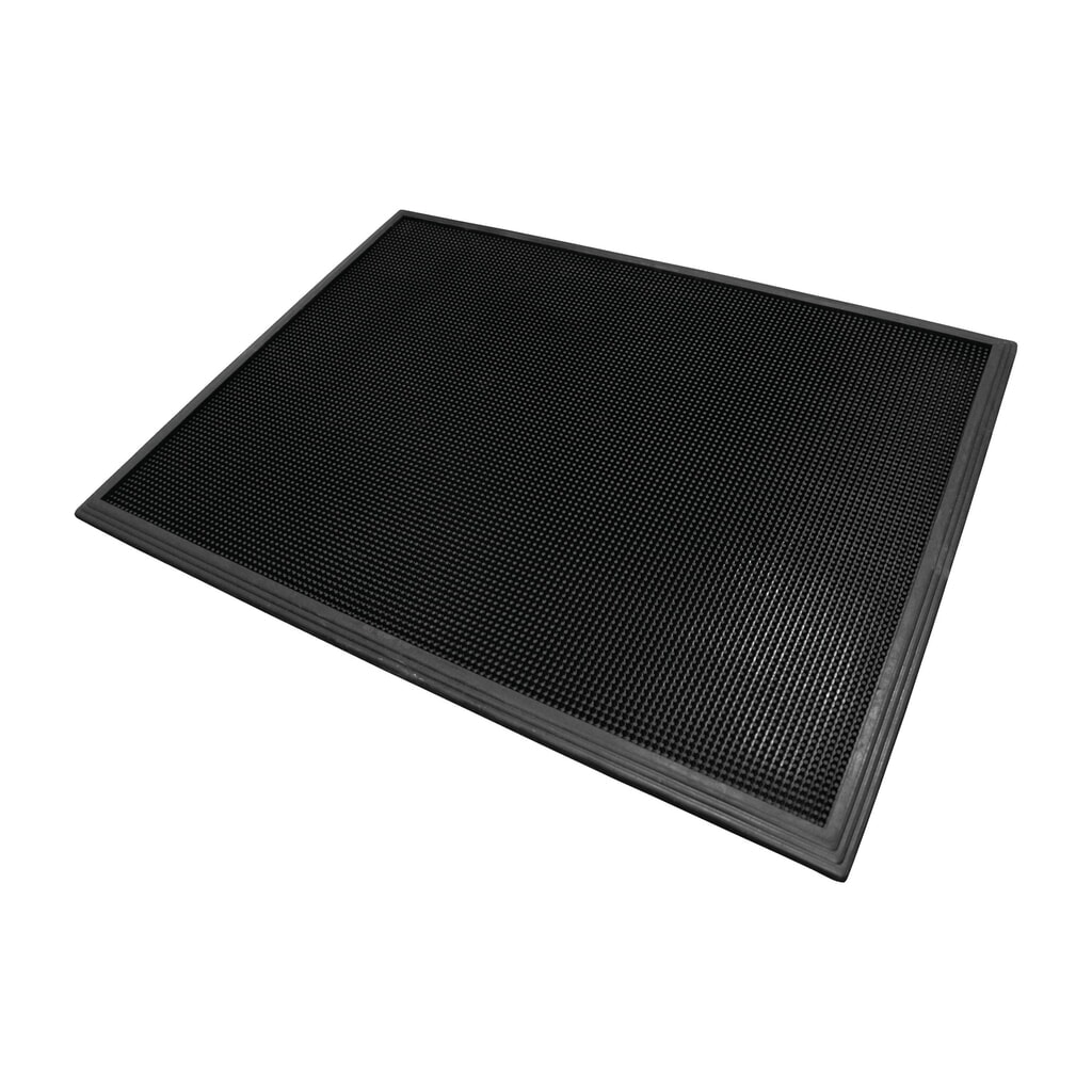 N° de l'image du produit 1 : Tapis désinfectant NoTrax Sani-Trax®, larg. x long. 450 x 600 mm, noir