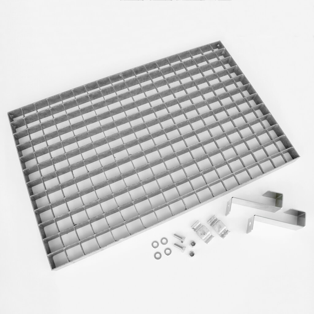 Paillasse caillebotis pour nettoyeur de bottes CEMO, HxlxP 145 x 600 x 430 mm Illustration du produit: Paillasse caillebotis pour nettoyeur de bottes CEMO, HxlxP 145 x 600 x 430 mm