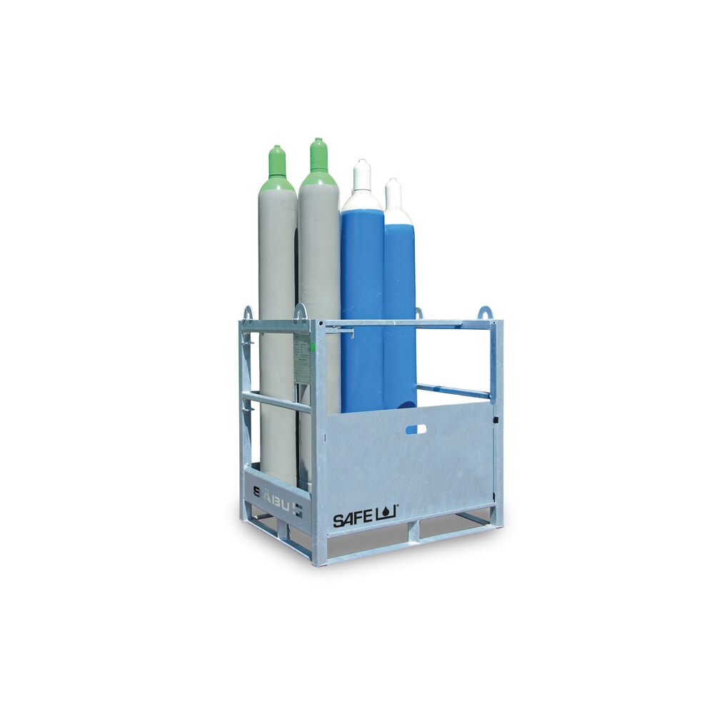 N° de l'image du produit 1 : Palette à bouteilles de gaz GFP 12, pour 12 bouteilles de gaz de 50 l chacune