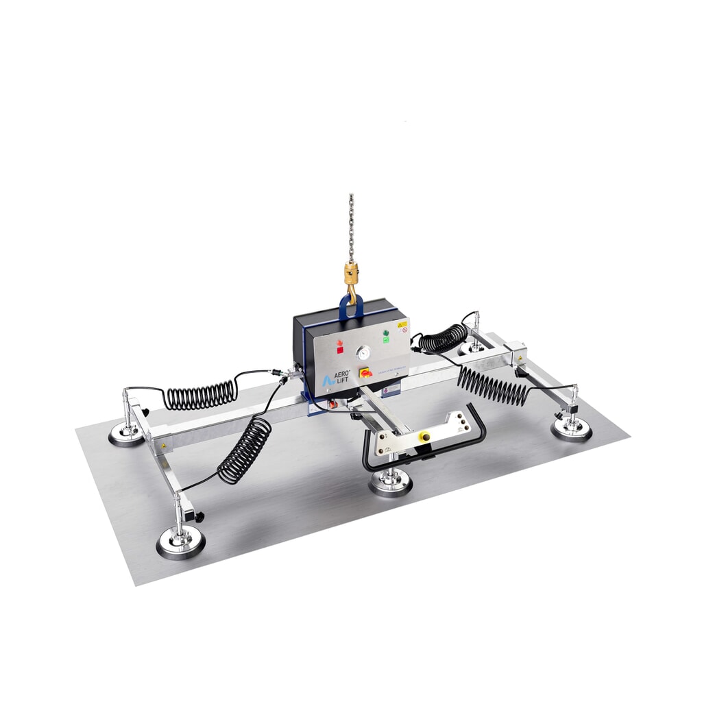 N° de l'image du produit 2 : Palonnier à ventouses AERO-LIFT® ADVANCE, avec 6 plaques-ventouse, capacité de charge 150 kg