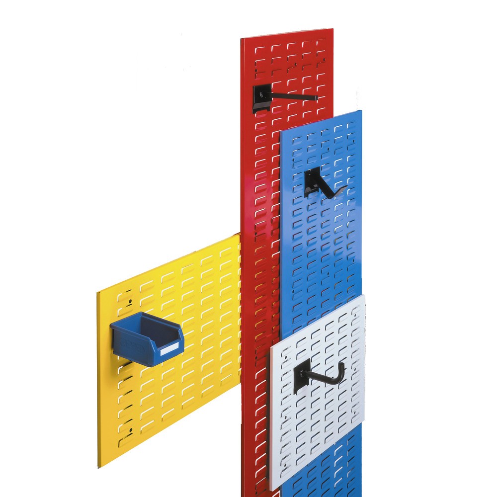 N° de l'image du produit 1 : RasterPlan Panneaux à fentes, format horizontal, Hxl 450 x 500 mm, gris clair