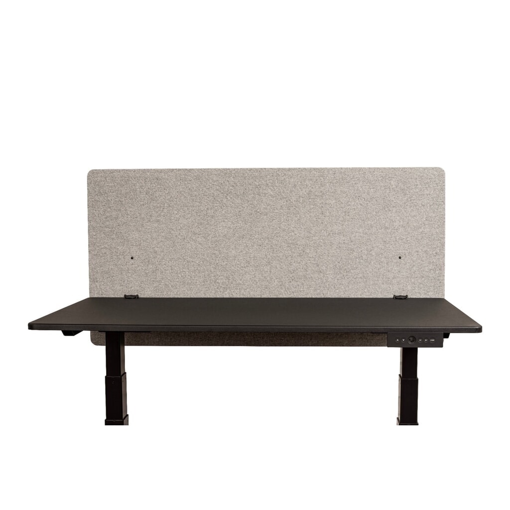 Illustration du produit: Panneau acoustique RECLAIM pour bureau, paroi arrière, largeur 1 200 mm, gris clair