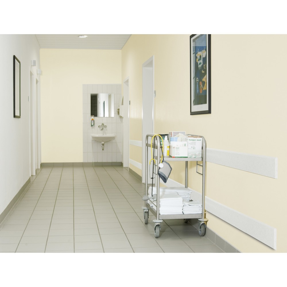 N° de l'image du produit 9 : MORAVIA Protection contre les chocs pour murs, à monter, Hxl 150 x 10 mm, longueur 2 060 mm, blanc
