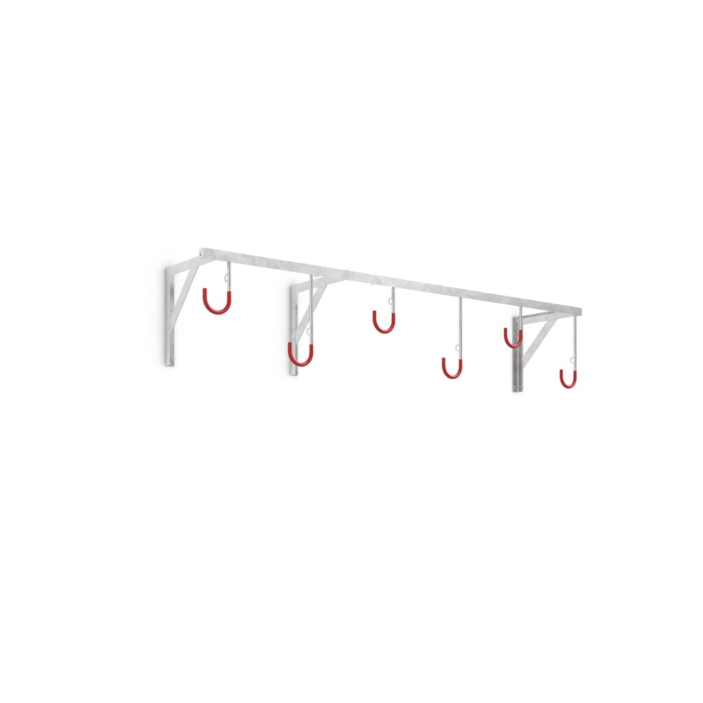 Parking suspendu en rang wsm®, 6 emplacements, montage au plafond Illustration du produit: Parking suspendu en rang wsm®, 6 emplacements, montage au plafond