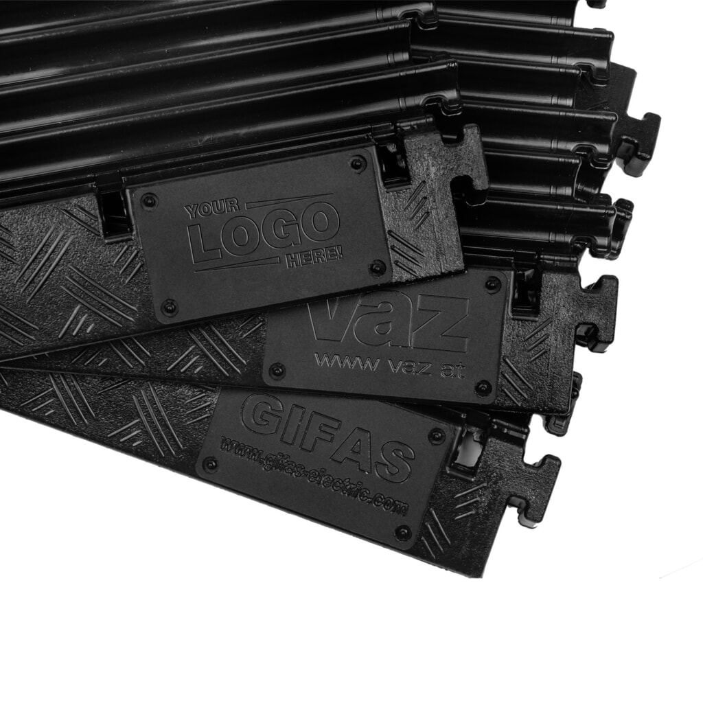 N° de l'image du produit 3 : Passage de câbles Defender® MIDI 4C by Adam Hall, 4 canaux, noir