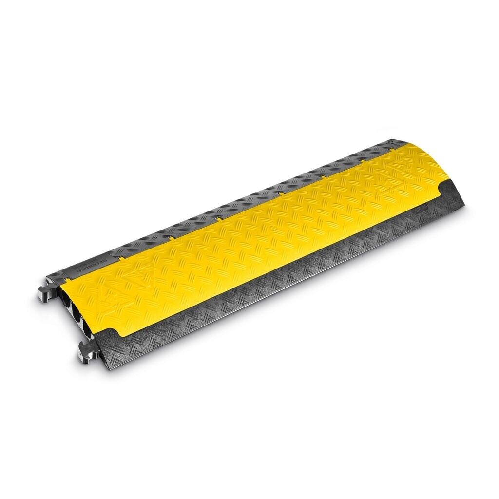 Passage de câbles Defender® MINI by Adam Hall, 3 canaux, noir/jaune Illustration du produit: Passage de câbles Defender® MINI by Adam Hall, 3 canaux, noir/jaune