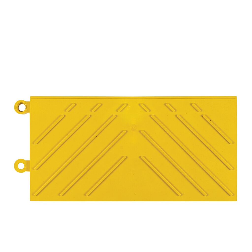 Pièce de bordure pour système enfichable de plaque de sol, sans élément d’emboîtement, l x P 152 x 305 mm, jaune N° de l'image du produit 3 : Pièce de bordure pour système enfichable de plaque de sol, sans élément d’emboîtement, l x P 152 x 305 mm, jaune