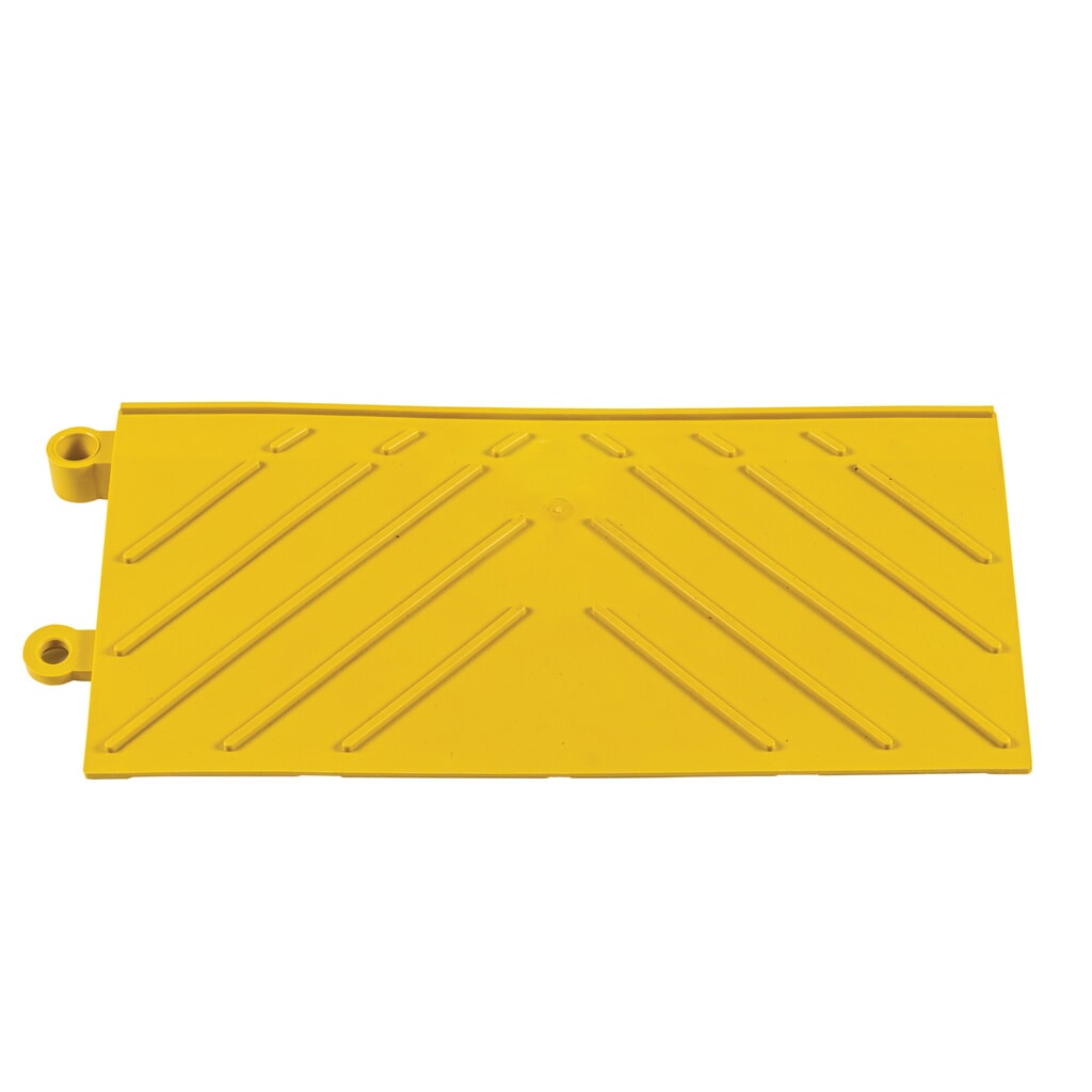 Pièce de bordure pour système enfichable de plaque de sol, sans élément d’emboîtement, l x P 152 x 305 mm, jaune N° de l'image du produit 4 : Pièce de bordure pour système enfichable de plaque de sol, sans élément d’emboîtement, l x P 152 x 305 mm, jaune