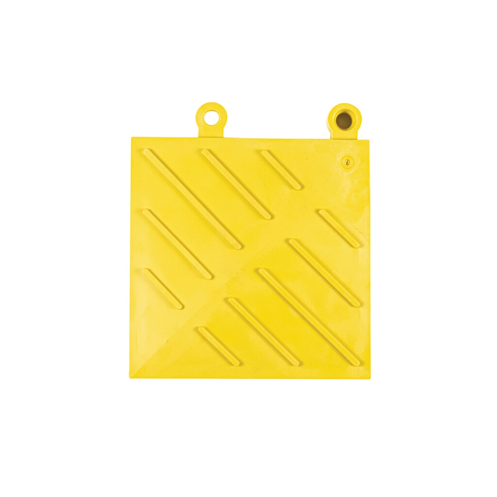 Pièce de coin pour système enfichable de plaque de sol, l x P 152 x 152 mm, jaune N° de l'image du produit 3 : Pièce de coin pour système enfichable de plaque de sol, l x P 152 x 152 mm, jaune