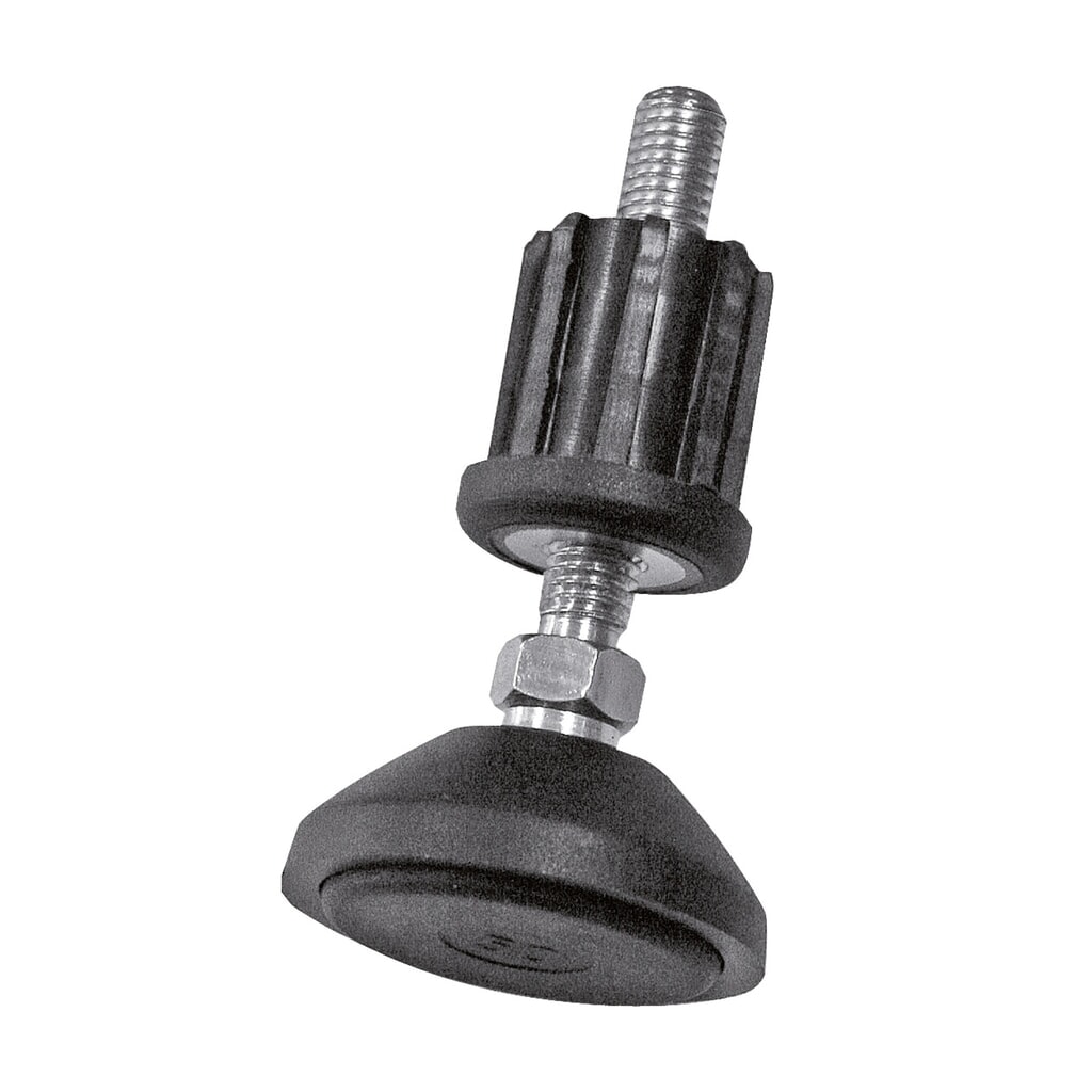 N° de l'image du produit 2 : Pieds avec revêtement en caoutchouc pour escabeau de montage KRAUSE®, 4 pcs