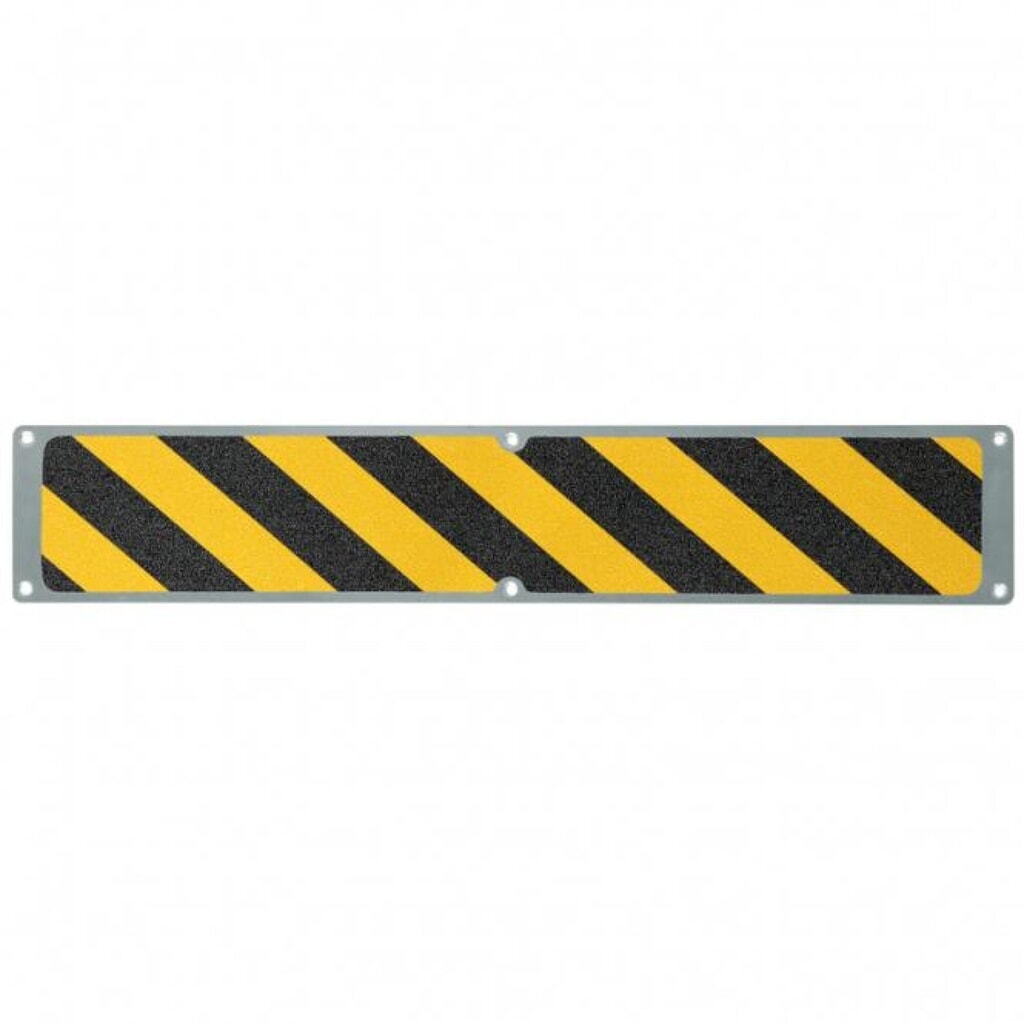 Plaque antidérapante, noire et jaune
