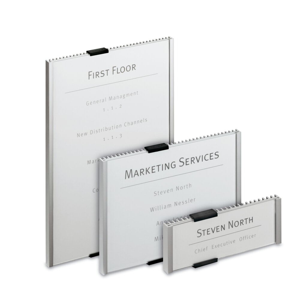 Illustration du produit: Plaque de porte DURABLE Info Sign, H x L 52,5 x 149 mm