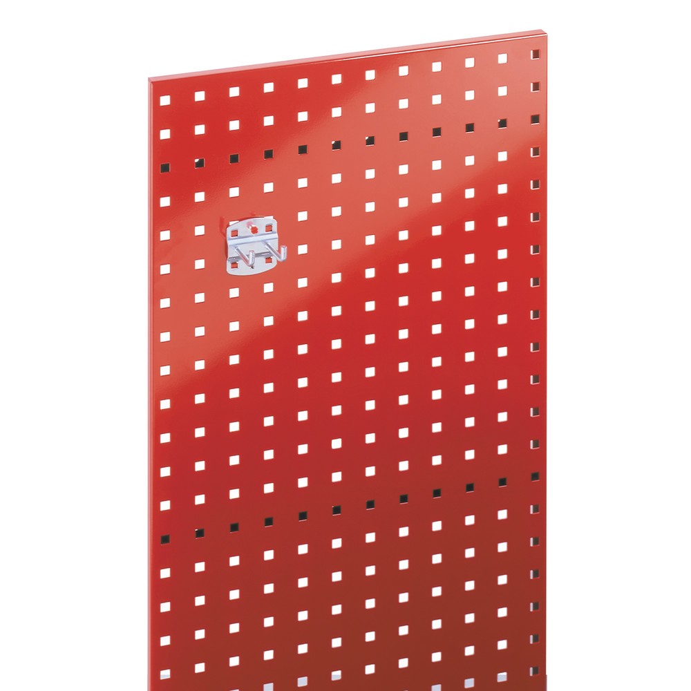 Illustration du produit: Plaque perforée, H x l 450 x 1 000 mm, rouge signalisation