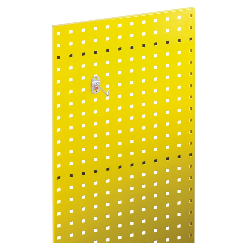 Illustration du produit: Plaque perforée, Hxl 450 x 1 500 mm, jaune signalisation