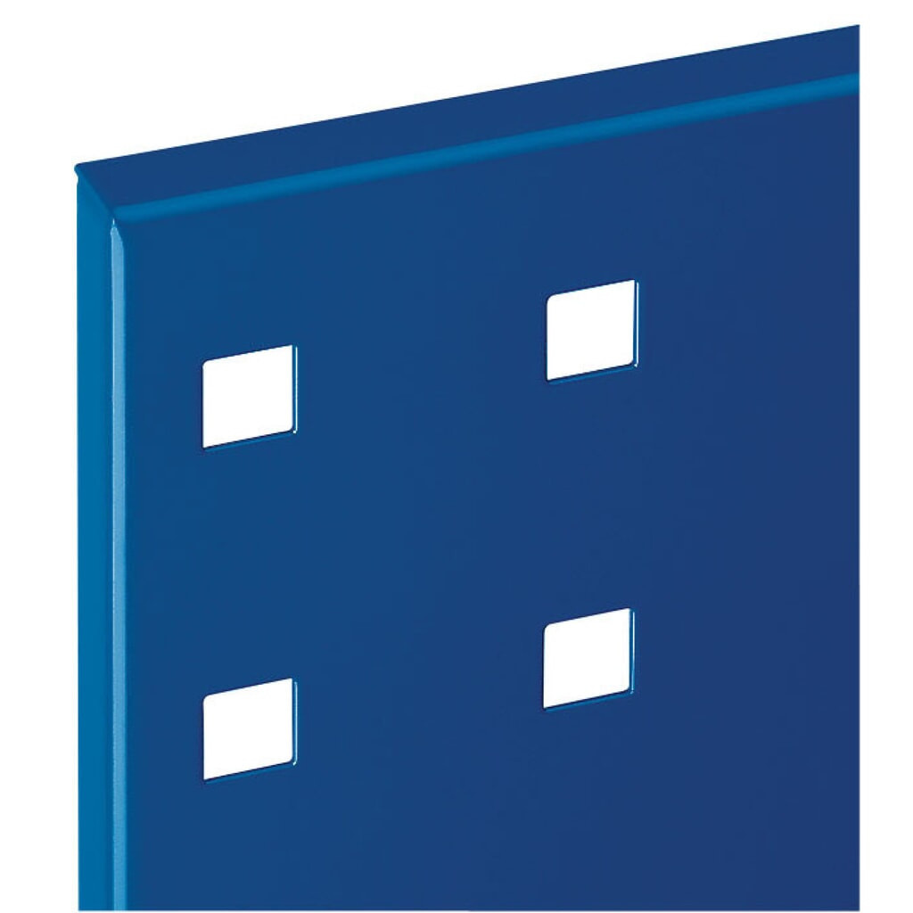 Plaque perforée, Hxl 450 x 500 mm, bleu gentiane N° de l'image du produit 3 : Plaque perforée, Hxl 450 x 500 mm, bleu gentiane