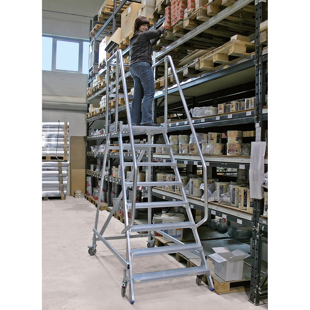 N° de l'image du produit 12 : Échelle à plate-forme KRAUSE®, mobile, hauteur déployée 1,20 m