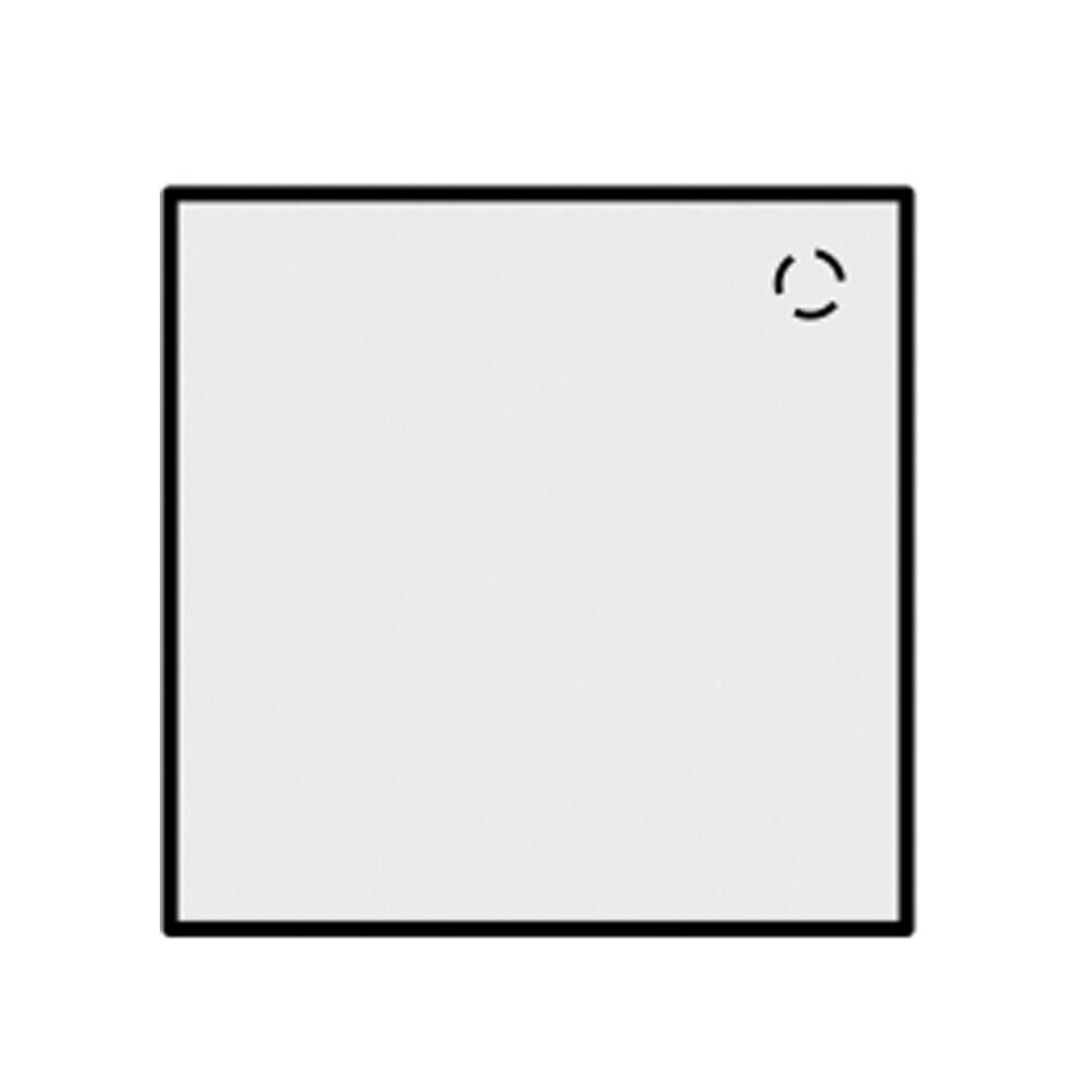 Illustration du produit: Plateau de jonction Profi, l x P 800 x 800 mm, noyer